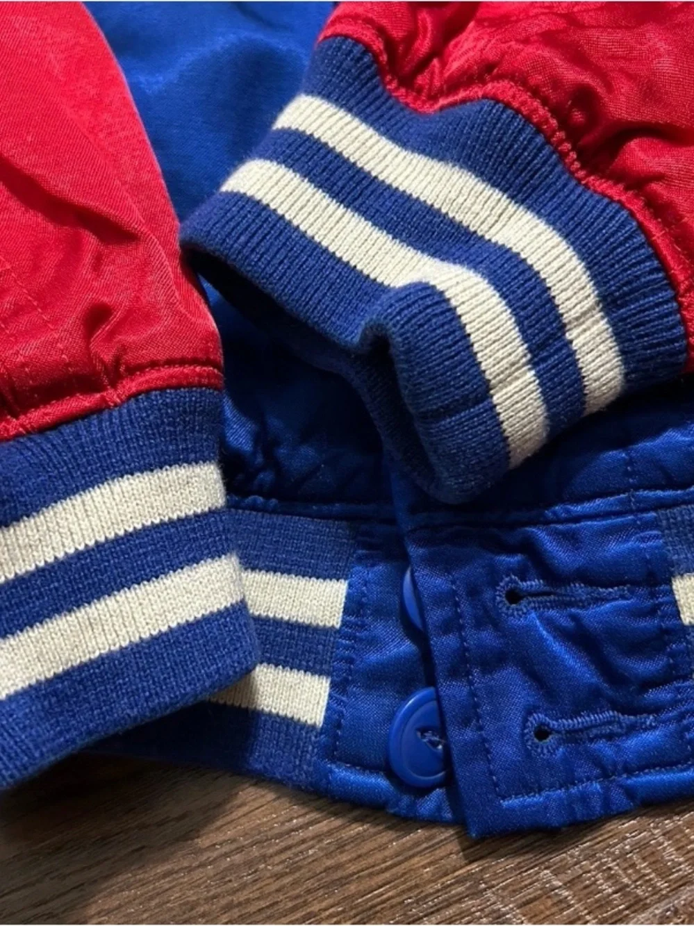 polo ralph lauren satin jacket k-swiss usa size medium